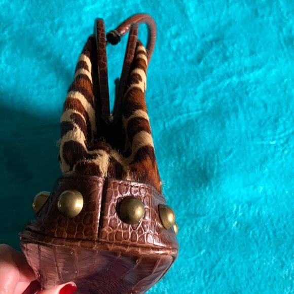 Top Handle Isabella Fiore leopard Calf hair bag - Picture 5 of 8